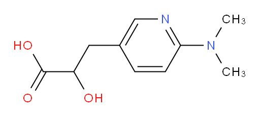 3-[6-(dimethylamino)pyridin-3-yl]-2-hydroxypropanoic acid