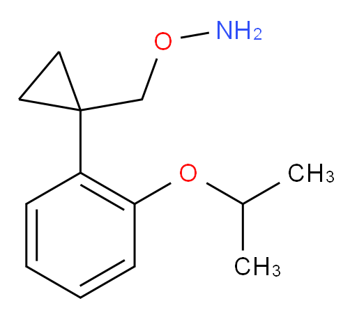O-({1-[2-(propan-2-yloxy)phenyl]cyclopropyl}methyl)hydroxylamine