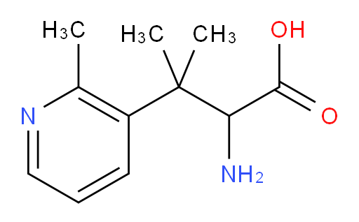 2-amino-3-methyl-3-(2-methylpyridin-3-yl)butanoic acid