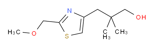 3-[2-(methoxymethyl)-1,3-thiazol-4-yl]-2,2-dimethylpropan-1-ol