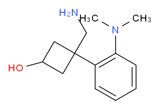 3-(aminomethyl)-3-[2-(dimethylamino)phenyl]cyclobutan-1-ol