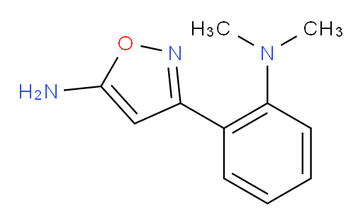 3-[2-(dimethylamino)phenyl]-1,2-oxazol-5-amine