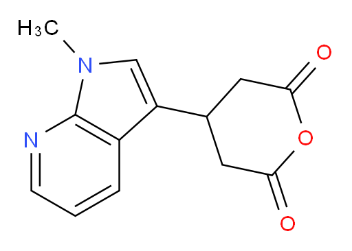 4-{1-methyl-1H-pyrrolo[2,3-b]pyridin-3-yl}oxane-2,6-dione