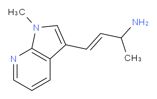 4-{1-methyl-1H-pyrrolo[2,3-b]pyridin-3-yl}but-3-en-2-amine