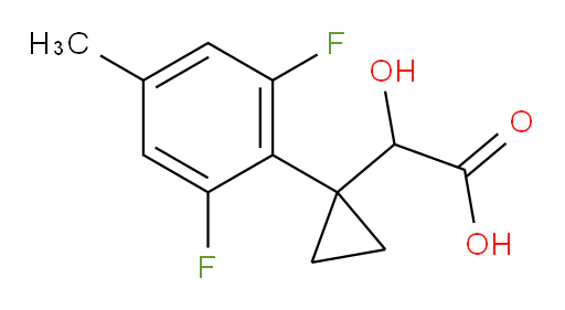 2-[1-(2,6-difluoro-4-methylphenyl)cyclopropyl]-2-hydroxyacetic acid