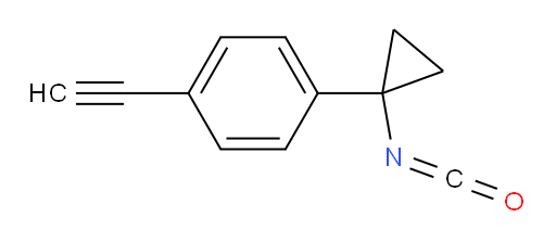 1-ethynyl-4-(1-isocyanatocyclopropyl)benzene