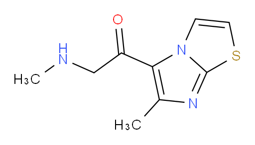 2-(methylamino)-1-{6-methylimidazo[2,1-b][1,3]thiazol-5-yl}ethan-1-one