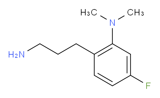 2-(3-aminopropyl)-5-fluoro-N,N-dimethylaniline