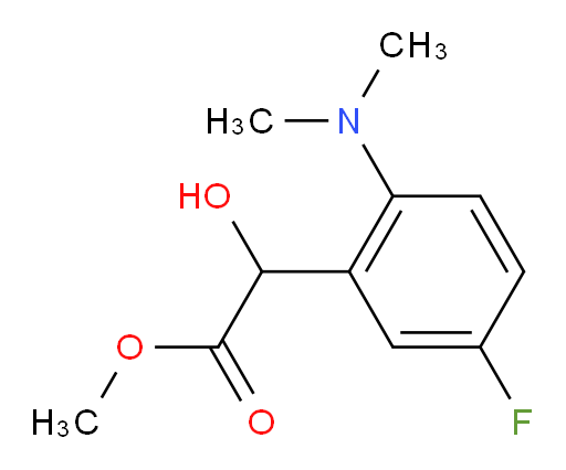 methyl 2-[2-(dimethylamino)-5-fluorophenyl]-2-hydroxyacetate