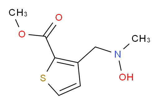 methyl 3-{[hydroxy(methyl)amino]methyl}thiophene-2-carboxylate