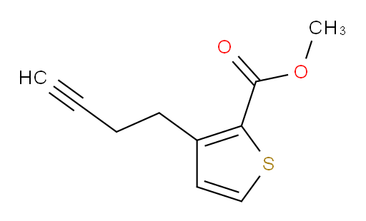 methyl 3-(but-3-yn-1-yl)thiophene-2-carboxylate