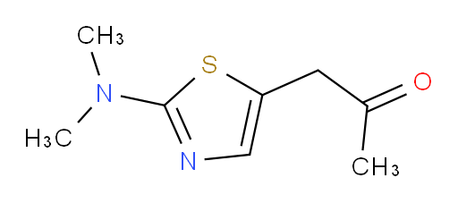 1-[2-(dimethylamino)-1,3-thiazol-5-yl]propan-2-one