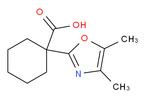 1-(dimethyl-1,3-oxazol-2-yl)cyclohexane-1-carboxylic acid