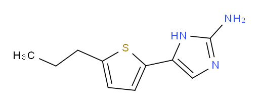 5-(5-propylthiophen-2-yl)-1H-imidazol-2-amine