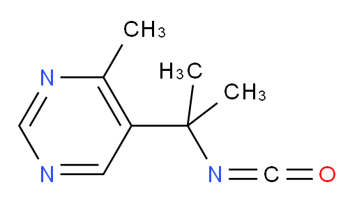 5-(2-isocyanatopropan-2-yl)-4-methylpyrimidine