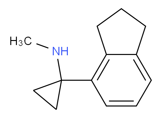 1-(2,3-dihydro-1H-inden-4-yl)-N-methylcyclopropan-1-amine