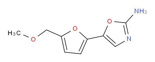 5-[5-(methoxymethyl)furan-2-yl]-1,3-oxazol-2-amine