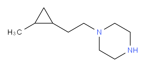 1-[2-(2-methylcyclopropyl)ethyl]piperazine