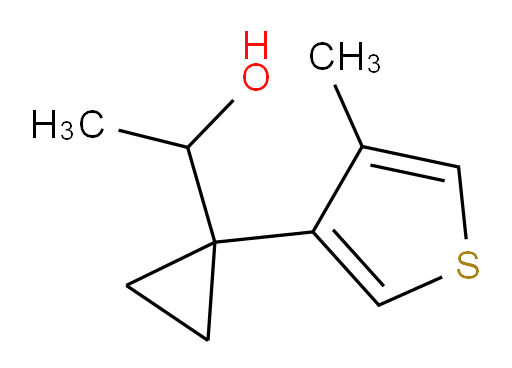 1-[1-(4-methylthiophen-3-yl)cyclopropyl]ethan-1-ol