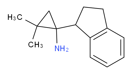 1-(2,3-dihydro-1H-inden-1-yl)-2,2-dimethylcyclopropan-1-amine
