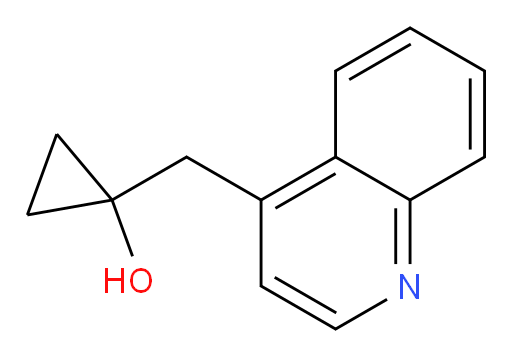 1-[(quinolin-4-yl)methyl]cyclopropan-1-ol