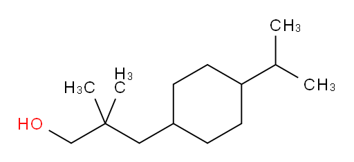 2,2-dimethyl-3-[4-(propan-2-yl)cyclohexyl]propan-1-ol