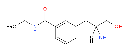 3-(2-amino-3-hydroxy-2-methylpropyl)-N-ethylbenzamide