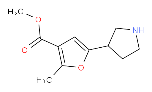 methyl 2-methyl-5-(pyrrolidin-3-yl)furan-3-carboxylate