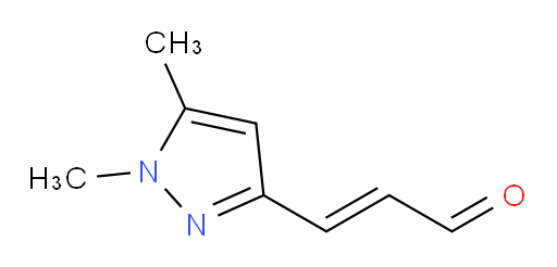 3-(1,5-dimethyl-1H-pyrazol-3-yl)prop-2-enal