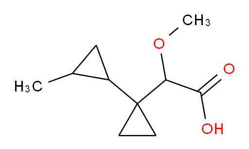 2-methoxy-2-[1-(2-methylcyclopropyl)cyclopropyl]acetic acid