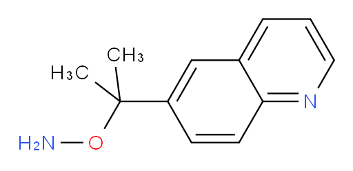 O-[2-(quinolin-6-yl)propan-2-yl]hydroxylamine