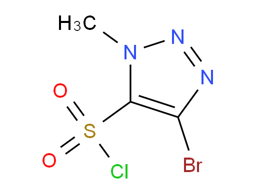 4-bromo-1-methyl-1H-1,2,3-triazole-5-sulfonyl chloride