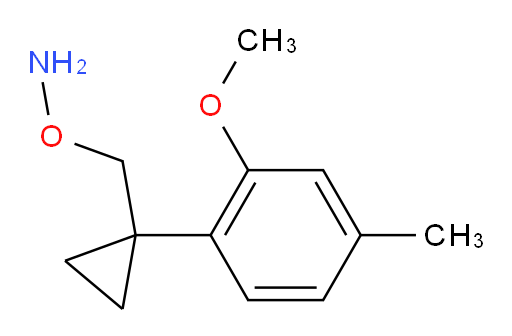 O-{[1-(2-methoxy-4-methylphenyl)cyclopropyl]methyl}hydroxylamine
