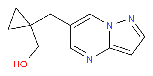 [1-({pyrazolo[1,5-a]pyrimidin-6-yl}methyl)cyclopropyl]methanol