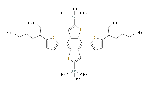 (4,8-bis(5-(heptan-3-yl)thiophen-2-yl)benzo[1,2-b:4,5-b']dithiophene-2,6-diyl)bis(trimethylstannane)