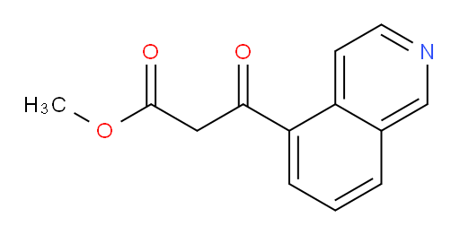 methyl 3-(isoquinolin-5-yl)-3-oxopropanoate