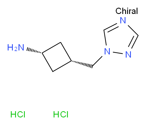 (1s,3s)-3-[(1H-1,2,4-triazol-1-yl)methyl]cyclobutan-1-amine dihydrochloride