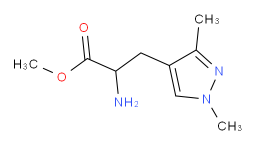 methyl 2-amino-3-(1,3-dimethyl-1H-pyrazol-4-yl)propanoate