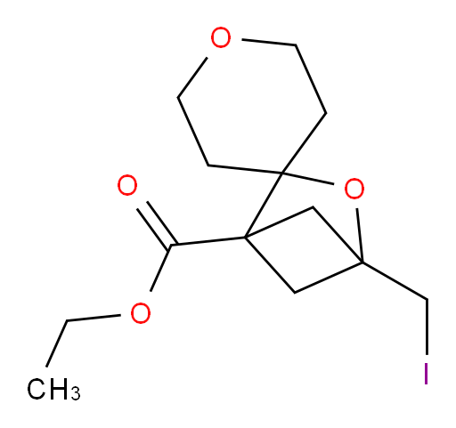 ethyl 4-(iodomethyl)-3-oxaspiro[bicyclo[2.1.1]hexane-2,4'-oxane]-1-carboxylate