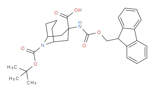 9-[(tert-butoxy)carbonyl]-3-({[(9H-fluoren-9-yl)methoxy]carbonyl}amino)-9-azabicyclo[3.3.1]nonane-3-carboxylic acid