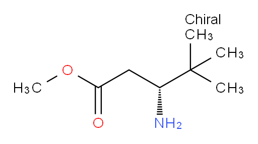 methyl (3R)-3-amino-4,4-dimethylpentanoate