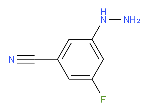 3-fluoro-5-hydrazinylbenzonitrile
