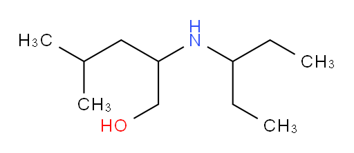 4-methyl-2-[(pentan-3-yl)amino]pentan-1-ol