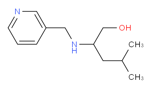 4-methyl-2-{[(pyridin-3-yl)methyl]amino}pentan-1-ol