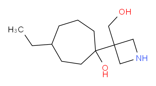 4-ethyl-1-[3-(hydroxymethyl)azetidin-3-yl]cycloheptan-1-ol