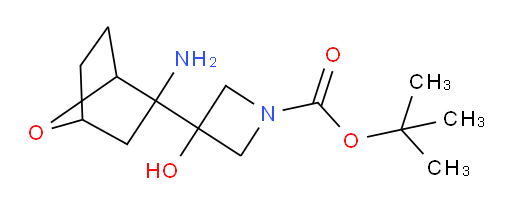 tert-butyl 3-{2-amino-7-oxabicyclo[2.2.1]heptan-2-yl}-3-hydroxyazetidine-1-carboxylate