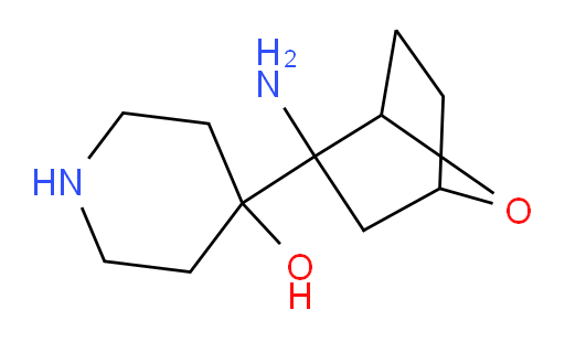 4-{2-amino-7-oxabicyclo[2.2.1]heptan-2-yl}piperidin-4-ol