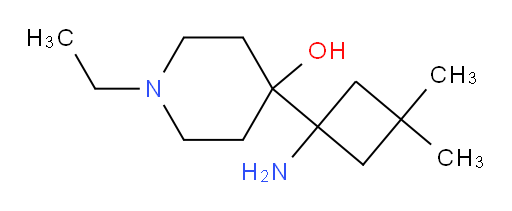 4-(1-amino-3,3-dimethylcyclobutyl)-1-ethylpiperidin-4-ol