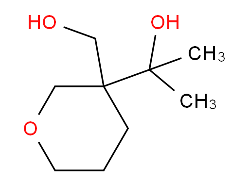 2-[3-(hydroxymethyl)oxan-3-yl]propan-2-ol