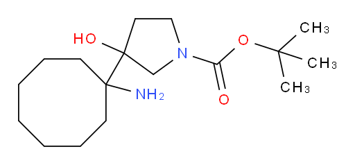 tert-butyl 3-(1-aminocyclooctyl)-3-hydroxypyrrolidine-1-carboxylate
